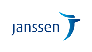 Lääkeyritys Janssenin logo.