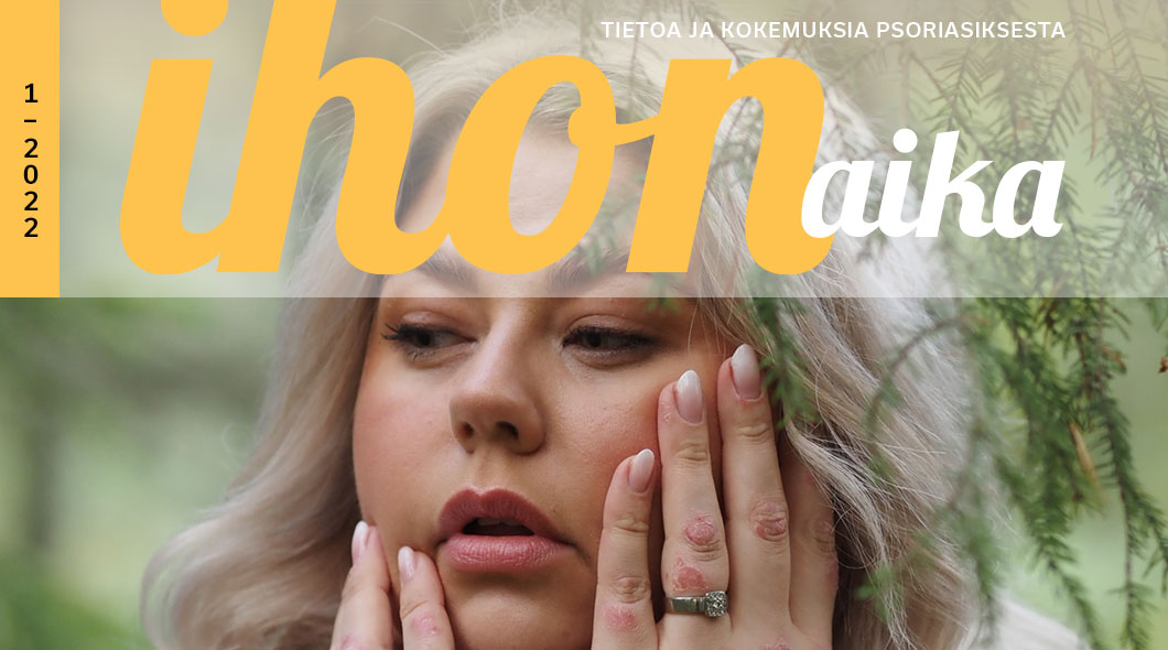 Ihon aika -lehden kannen yläosa, jossa on Jonna Ojala.