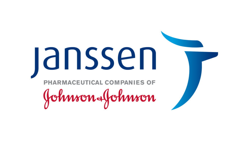 Lääkeyhtiö Janssenin logo.