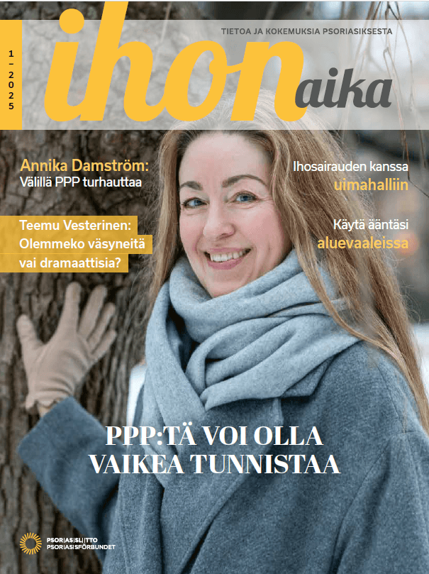 Ihon aika -lehden 1/2025 kansi.